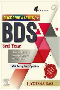 Quick Review Series for BDS 3rd Year, 4th Edition